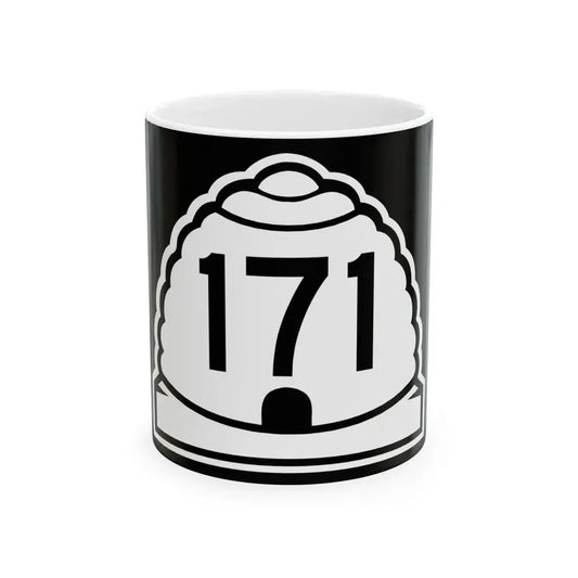 Utah 171 (Utah) (Road Sign) White Coffee Mug 11oz - Go Mug Yourself