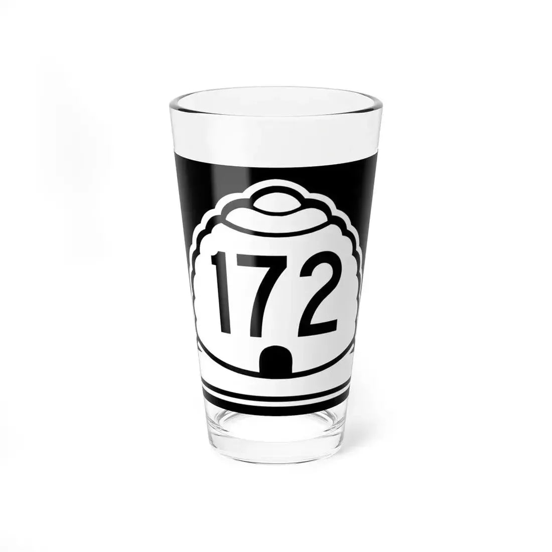 Utah 172 (Utah) (Road Sign) Pint Glass 16oz 16oz - Go Mug Yourself