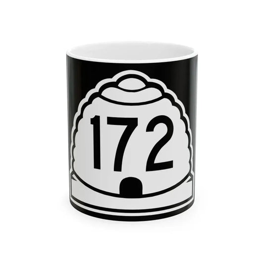 Utah 172 (Utah) (Road Sign) White Coffee Mug 11oz - Go Mug Yourself