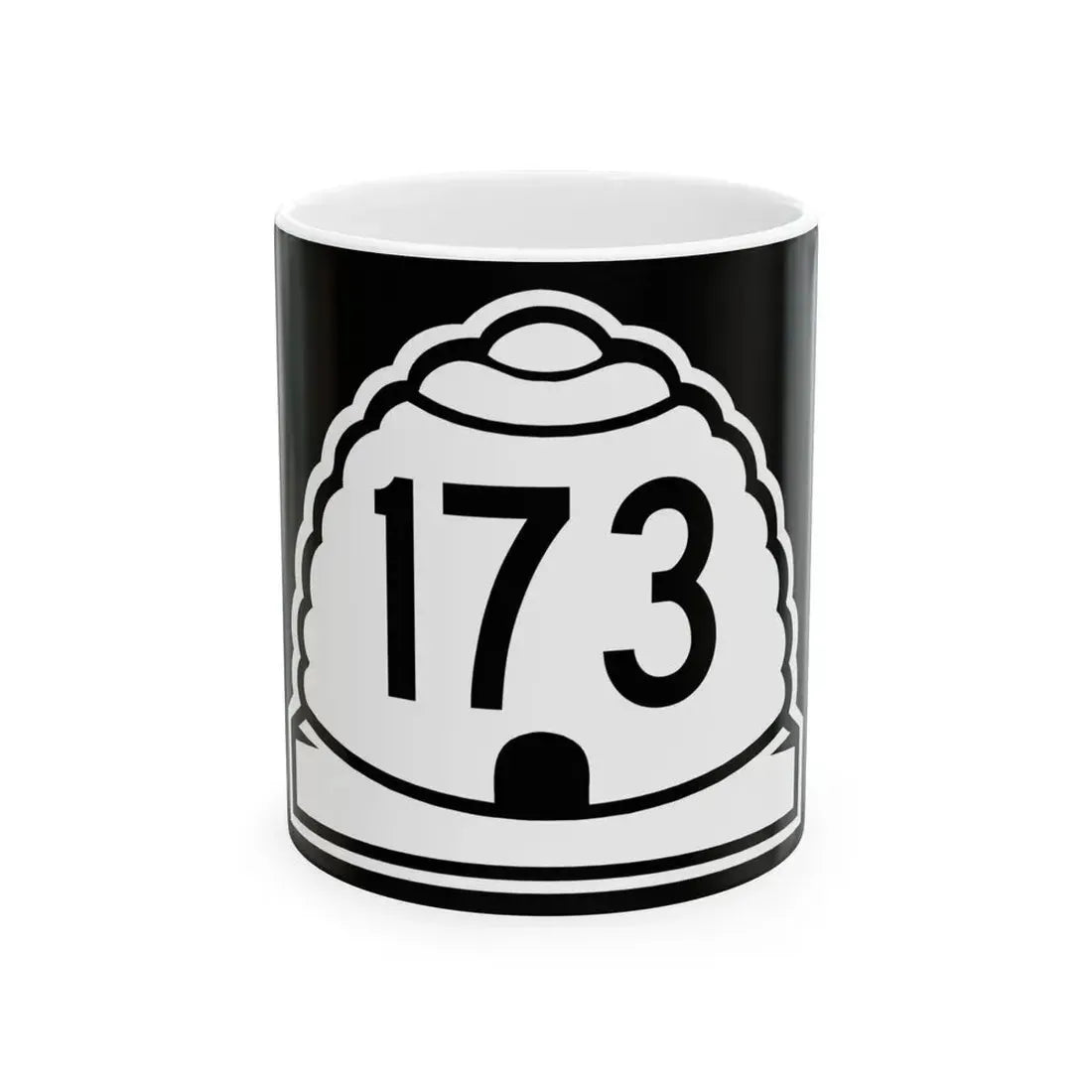 Utah 173 (Utah) (Road Sign) White Coffee Mug 11oz - Go Mug Yourself