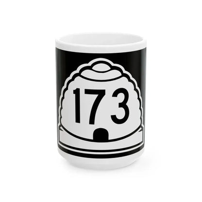 Utah 173 (Utah) (Road Sign) White Coffee Mug 15oz - Go Mug Yourself