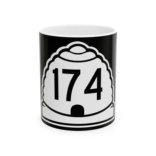 Utah 174 (Utah) (Road Sign) White Coffee Mug 11oz - Go Mug Yourself