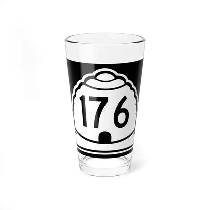 Utah 176 (Utah) (Road Sign) Pint Glass 16oz 16oz - Go Mug Yourself