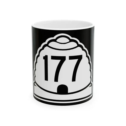 Utah 177 (Utah) (Road Sign) White Coffee Mug 11oz - Go Mug Yourself