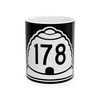 Utah 178 (Utah) (Road Sign) White Coffee Mug 11oz - Go Mug Yourself
