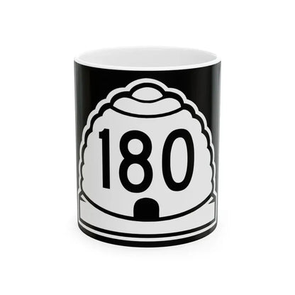 Utah 180 (Utah) (Road Sign) White Coffee Mug 11oz - Go Mug Yourself