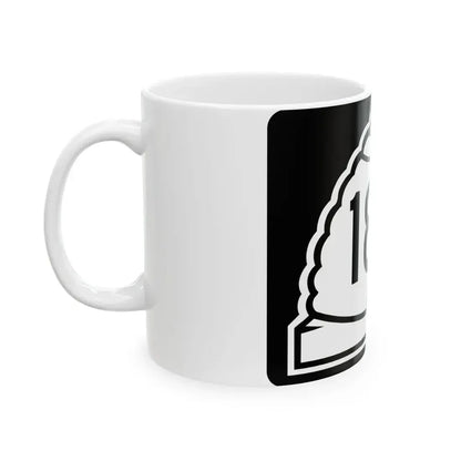 Utah 180 (Utah) (Road Sign) White Coffee Mug - Go Mug Yourself