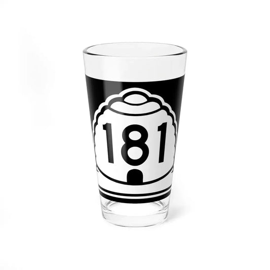 Utah 181 (Utah) (Road Sign) Pint Glss 16oz 16oz - Go Mug Yourself