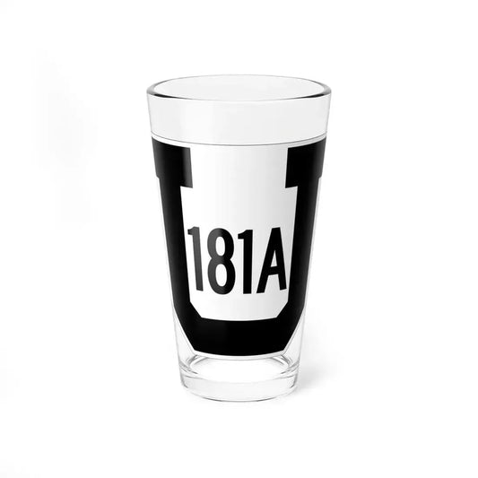Utah 181A 1954 (Utah) (Road Sign) Pint Glass 16oz 16oz - Go Mug Yourself