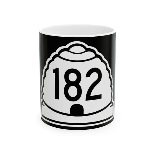 Utah 182 (Utah) (Road Sign) White Coffee Mug 11oz - Go Mug Yourself