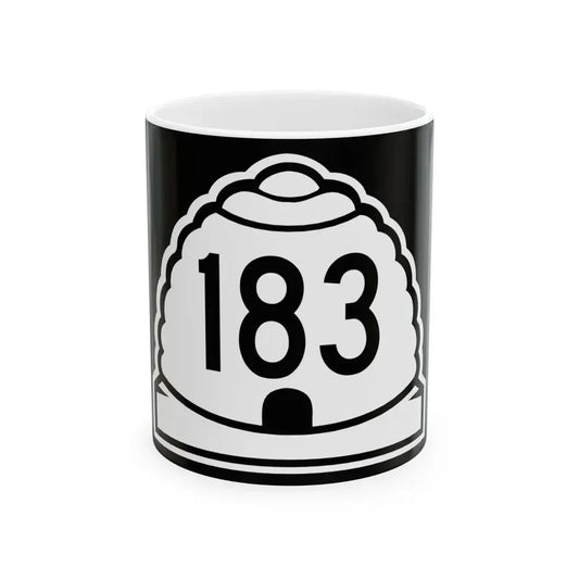 Utah 183 (Utah) (Road Sign) White Coffee Mug 11oz - Go Mug Yourself