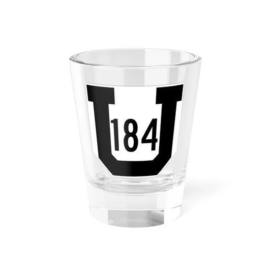 Utah 184 1954 (Utah) (Road Sign) Shot Glass 1.5oz 1.5oz - Go Mug Yourself