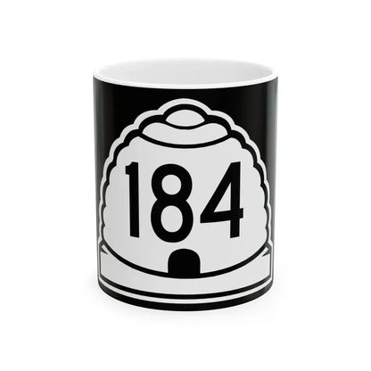Utah 184 (Utah) (Road Sign) White Coffee Mug 11oz - Go Mug Yourself