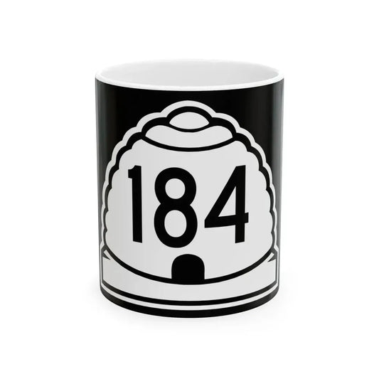 Utah 184 (Utah) (Road Sign) White Coffee Mug 11oz - Go Mug Yourself