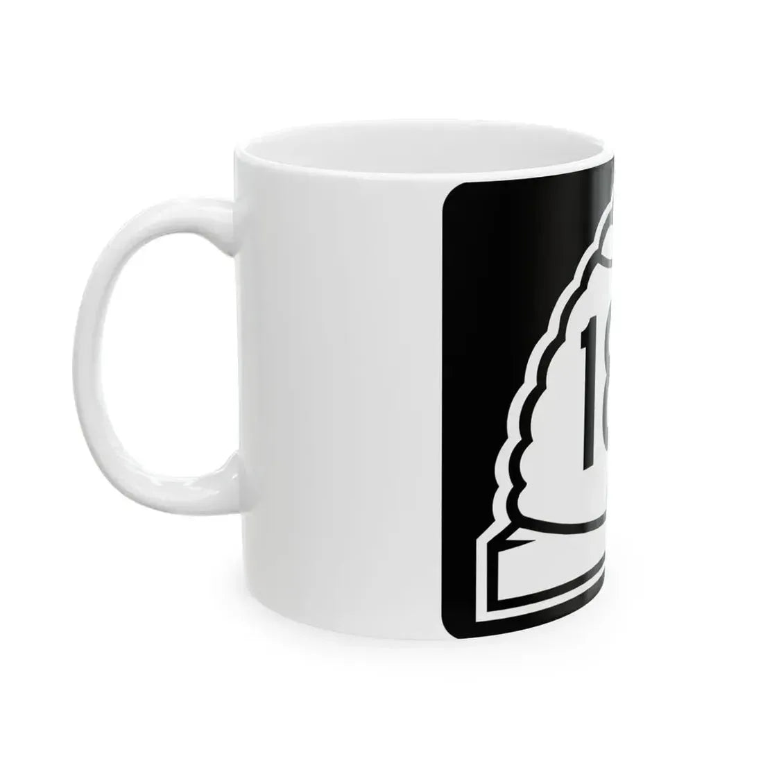 Utah 184 (Utah) (Road Sign) White Coffee Mug - Go Mug Yourself
