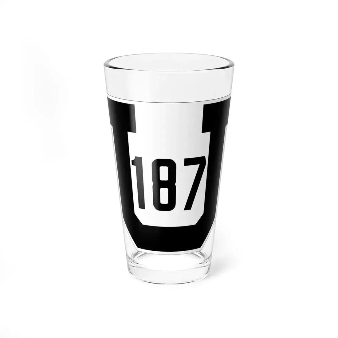 Utah 187 1926 (Utah) (Road Sign) Pint Glass 16oz 16oz - Go Mug Yourself
