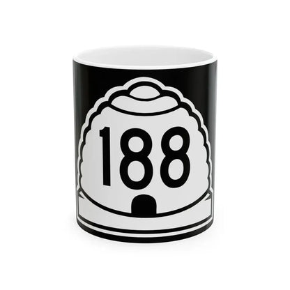 Utah 188 (Utah) (Road Sign) White Coffee Mug 11oz - Go Mug Yourself
