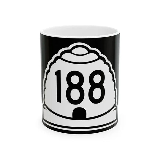Utah 188 (Utah) (Road Sign) White Coffee Mug 11oz - Go Mug Yourself