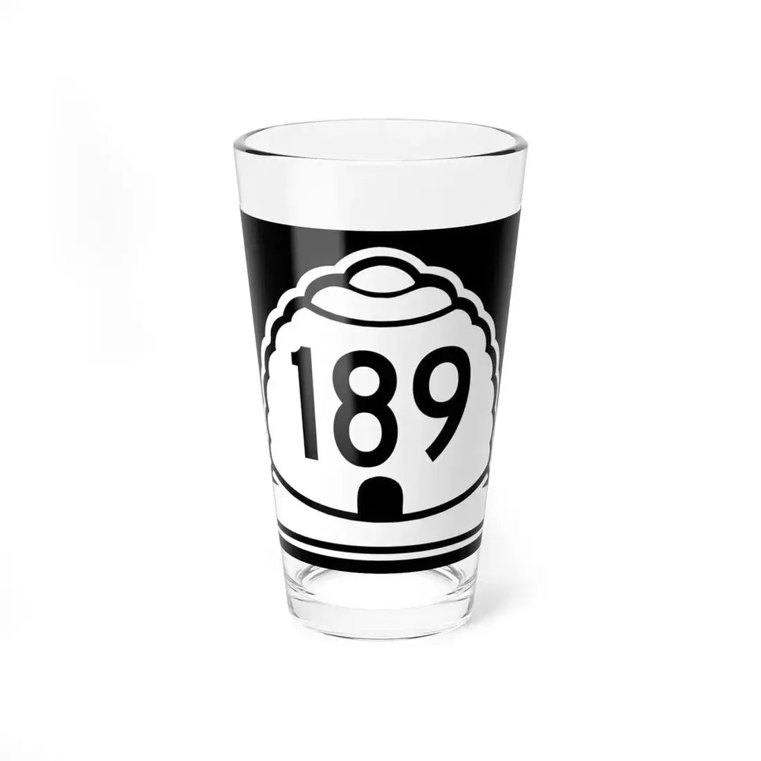 Utah 189 (Utah) (Road Sign) Pint Glass 16oz 16oz - Go Mug Yourself
