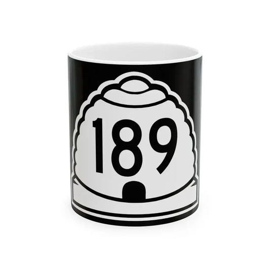 Utah 189 (Utah) (Road Sign) White Coffee Mug 11oz - Go Mug Yourself