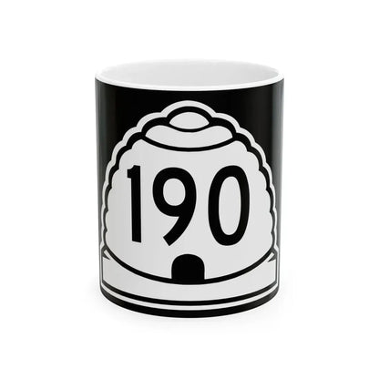 Utah 190 (Utah) (Road Sign) White Coffee Mug 11oz - Go Mug Yourself