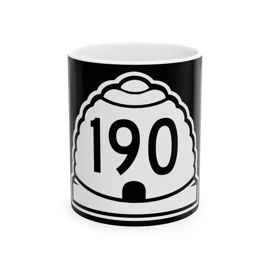 Utah 190 (Utah) (Road Sign) White Coffee Mug 11oz - Go Mug Yourself