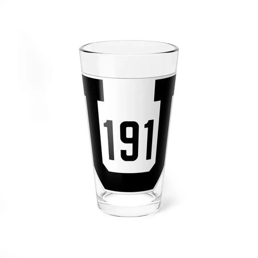 Utah 191 1926 (Utah) (Road Sign) Pint Glss 16oz 16oz - Go Mug Yourself