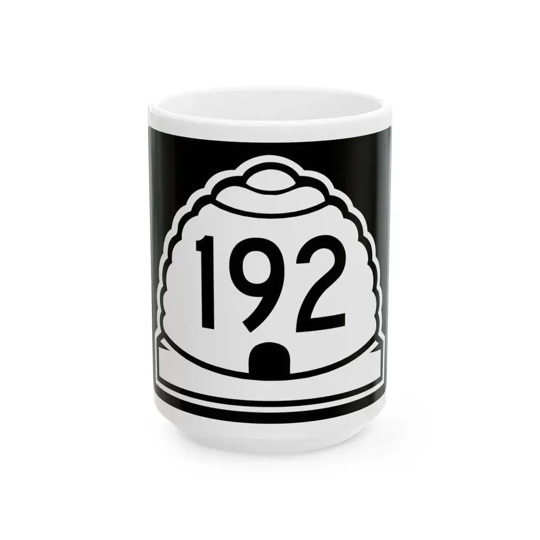 Utah 192 (Utah) (Road Sign) White Coffee Mug 15oz - Go Mug Yourself