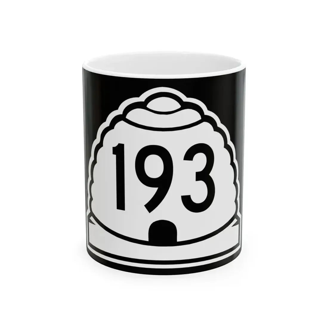 Utah 193 (Utah) (Road Sign) White Coffee Mug 11oz - Go Mug Yourself
