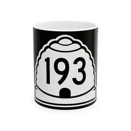 Utah 193 (Utah) (Road Sign) White Coffee Mug 11oz - Go Mug Yourself