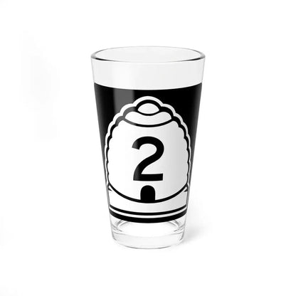Utah 2 (Utah) (Road Sign) Pint Glss 16oz 16oz - Go Mug Yourself