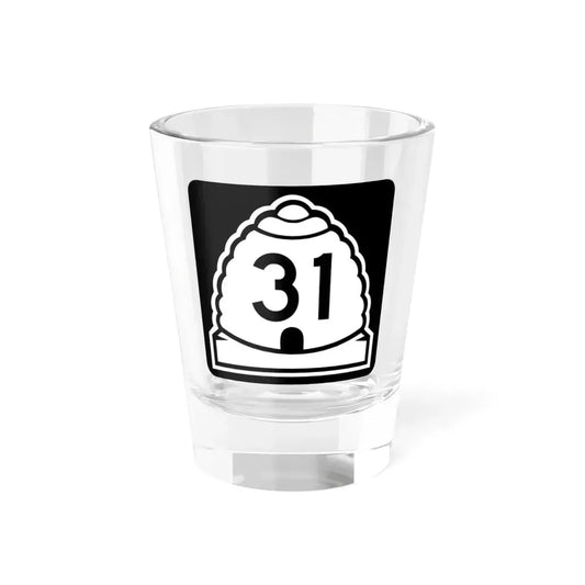 Utah 31 (Utah) (Road Sign) Shot Glass 1.5oz 1.5oz - Go Mug Yourself