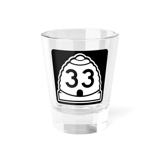 Utah 33 (Utah) (Road Sign) Shot Glass 1.5oz 1.5oz - Go Mug Yourself