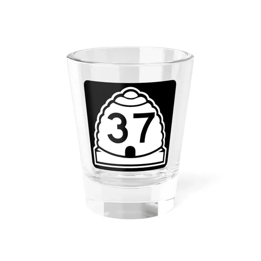 Utah 37 (Utah) (Road Sign) Shot Glass 1.5oz 1.5oz - Go Mug Yourself