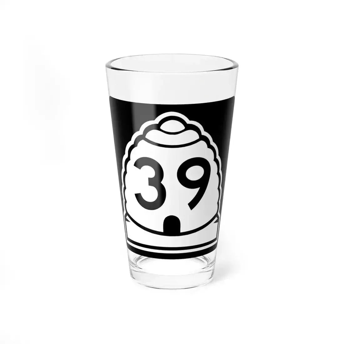 Utah 39 (Utah) (Road Sign) Pint Glass 16oz 16oz - Go Mug Yourself