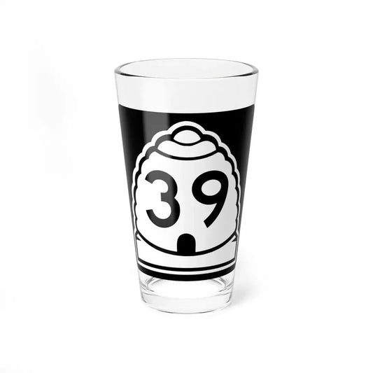 Utah 39 (Utah) (Road Sign) Pint Glss 16oz 16oz - Go Mug Yourself