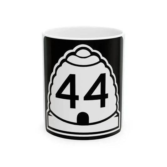 Utah 44 (Utah) (Road Sign) White Coffee Mug 11oz - Go Mug Yourself