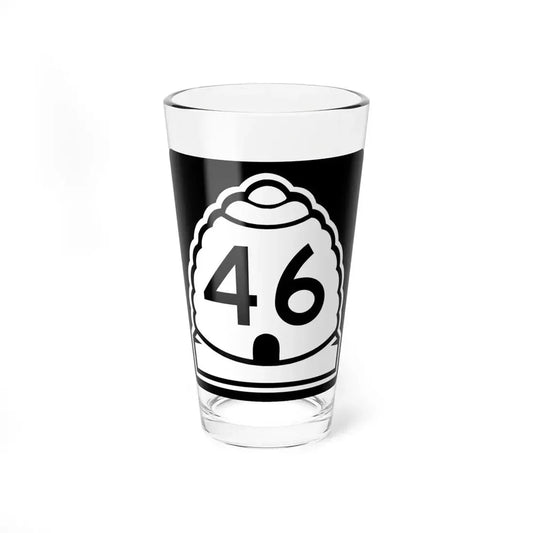 Utah 46 (Utah) (Road Sign) Pint Glss 16oz 16oz - Go Mug Yourself