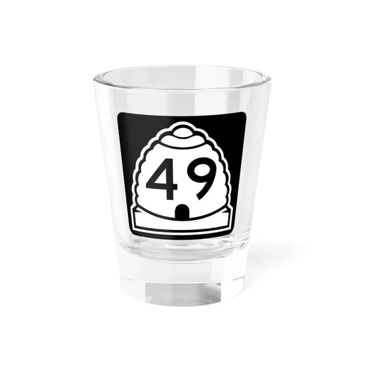 Utah 49 (Utah) (Road Sign) Shot Glass 1.5oz 1.5oz - Go Mug Yourself