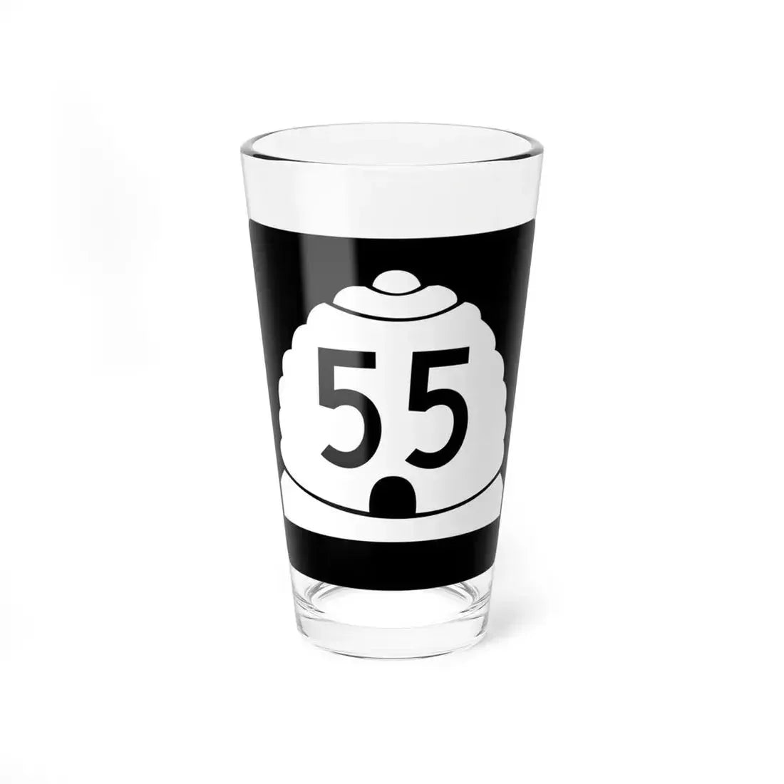 Utah 55 2 (Utah) (Road Sign) Pint Glass 16oz 16oz - Go Mug Yourself