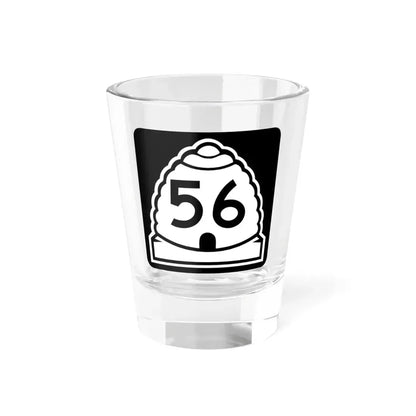 Utah 56 (Utah) (Road Sign) Shot Glass 1.5oz 1.5oz - Go Mug Yourself
