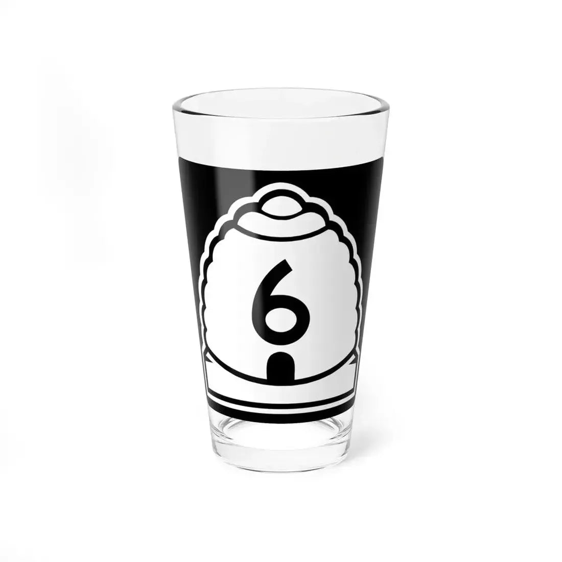 Utah 6 (Utah) (Road Sign) Pint Glass 16oz 16oz - Go Mug Yourself