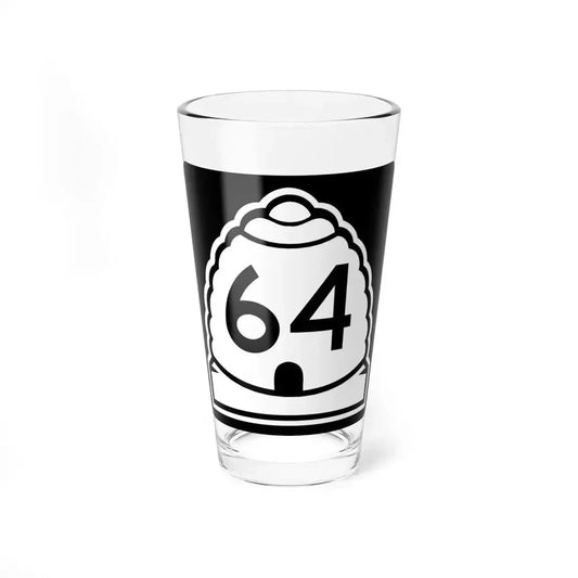 Utah 64 (Utah) (Road Sign) Pint Glass 16oz 16oz - Go Mug Yourself