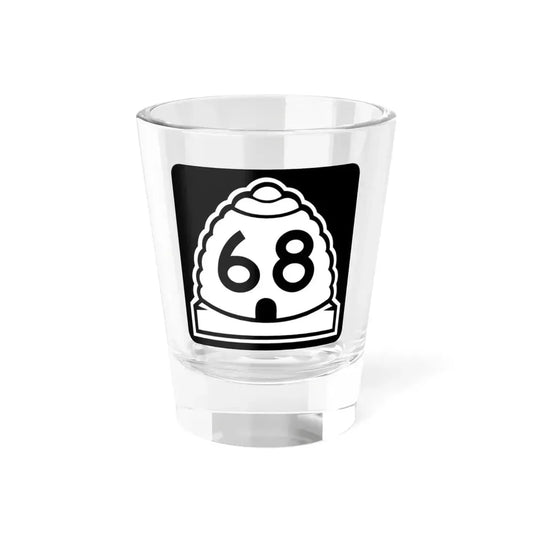 Utah 68 (Utah) (Road Sign) Shot Glass 1.5oz 1.5oz - Go Mug Yourself