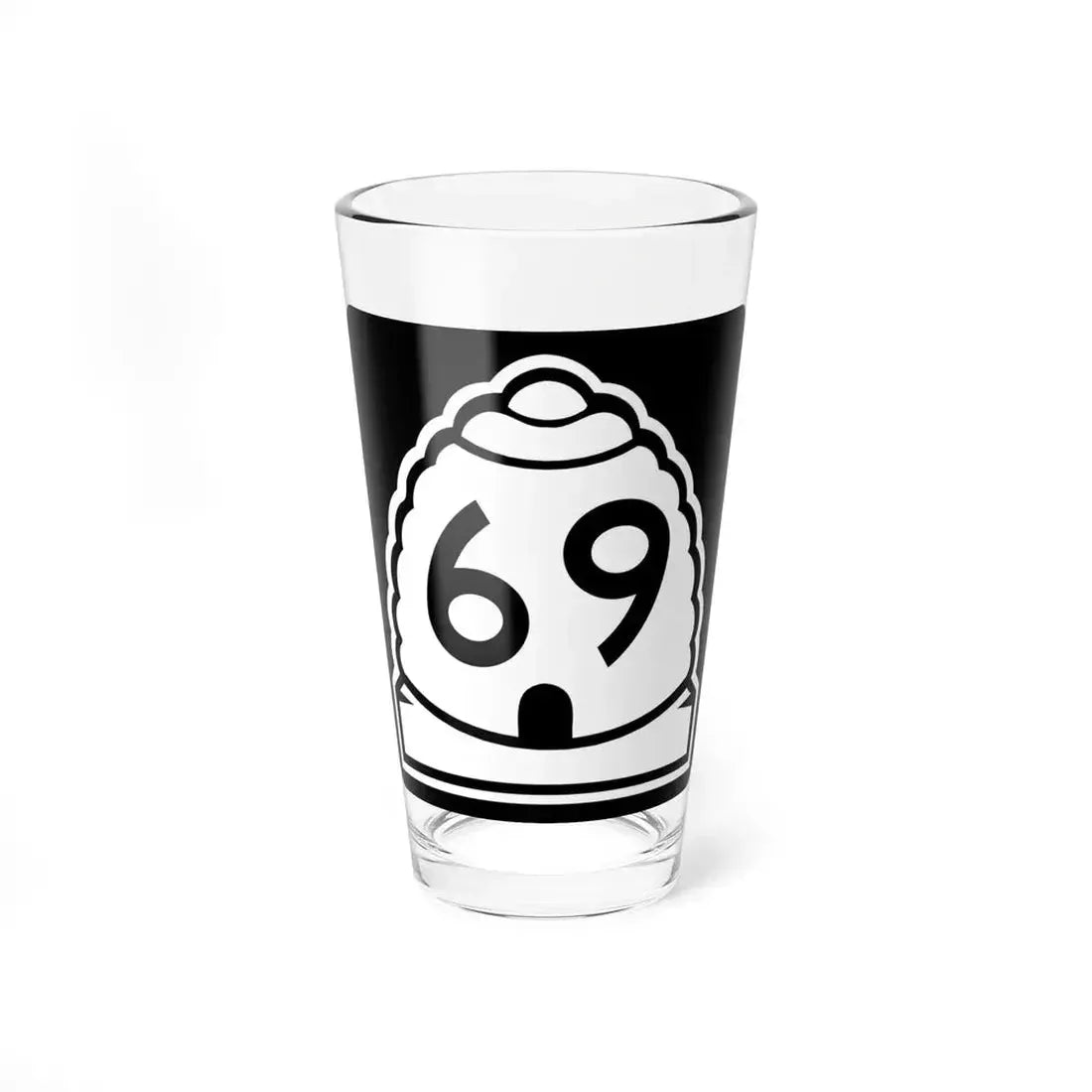 Utah 69 (Utah) (Road Sign) Pint Glass 16oz 16oz - Go Mug Yourself