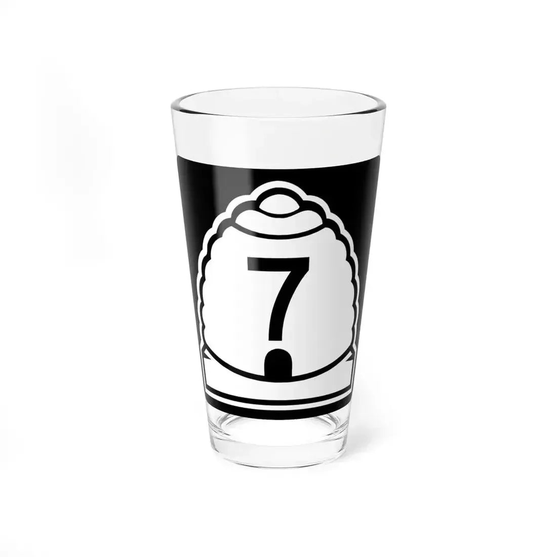 Utah 7 (Utah) (Road Sign) Pint Glass 16oz 16oz - Go Mug Yourself
