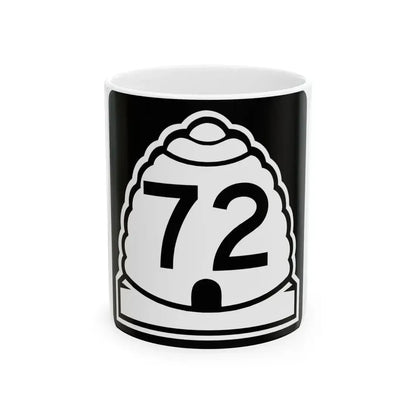 Utah 72 (Utah) (Road Sign) White Coffee Mug 11oz - Go Mug Yourself