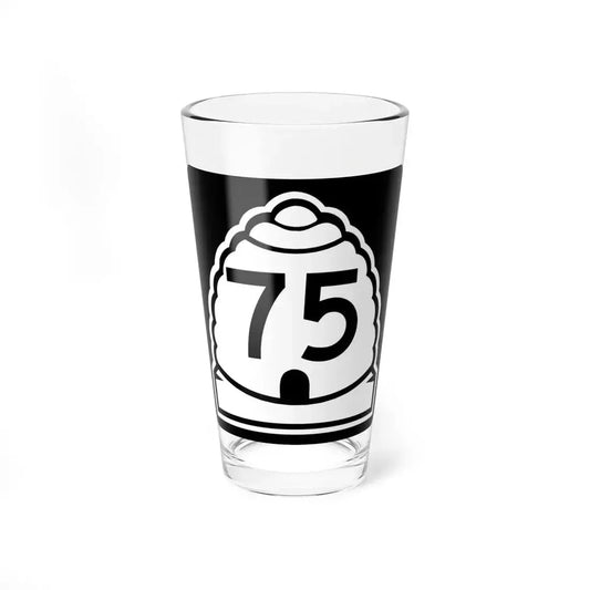 Utah 75 (Utah) (Road Sign) Pint Glass 16oz 16oz - Go Mug Yourself