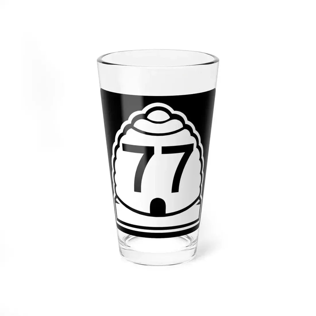 Utah 77 (Utah) (Road Sign) Pint Glass 16oz 16oz - Go Mug Yourself