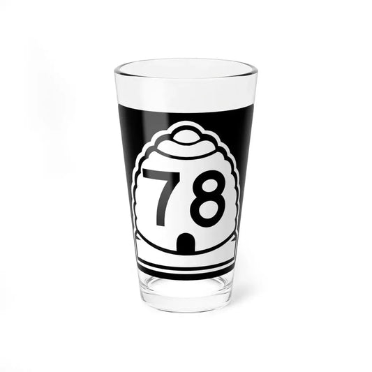Utah 78 (Utah) (Road Sign) Pint Glss 16oz 16oz - Go Mug Yourself